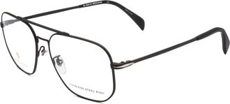 David Beckham Mens 57 mm Black Opticals