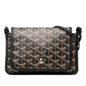 Goyard Pre-owned Plumet Cross Body Bag - Dames - Pre-owned - Bruin - Maat: ONE Size Zijde