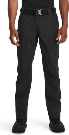 Under Armour Mens Enduro Elite Flat Front Pants, (001) Black / / Black, 34W x 34L