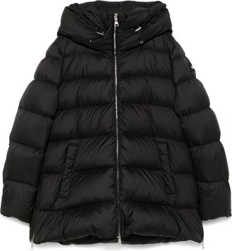 Add Cocoon puffer jacket - women - Polyester/Polyester/Goose Down/Goose Feather - 42 - Black
