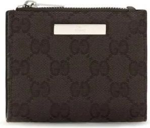 Gucci GG Monogram Coated Canvas Ritsportemonnee - Dames - Accessoires - Zwart - Maat: ONE Size