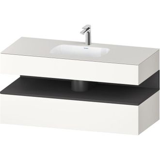 Duravit Qatego Lavabo Encastrado Con Base De Lavabo Consola, - Duravit