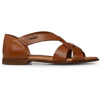 Pikolinos Algar W0X-0812 Leather Womens Comfort Sandals - Brandy - Size:UK 8-8.5
