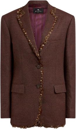 Etro Blazer - - Jackets - Donna - Marrone - S