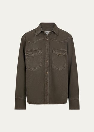 TWP Yellowstone Cotton Denim Shirt