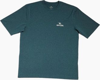 Rip Curl Mens Rip Curl Mens Stack UPF Short Sleeve Rash Vest - Green - Size: 38