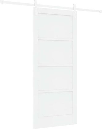 vidaXL Vidaxl - Puerta Corredera Manual Blanco 86 X 198.5 Cm