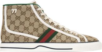 Gucci High-top Sneakers - Heren - Sneakers - Veelkleurig - 41 1/2 EU - Schoenen