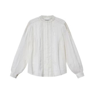 Isabel Marant Polda Top - female - Marant &eacute;toile - Shirts - White - XS - Blouses & Shirts