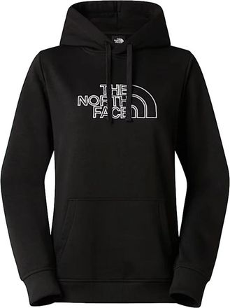 The North Face Drew Peak Light Hoodie - Dames - Sportshirts - Zwart - M - Katoen - Fitness