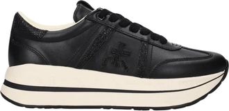 Premiata Bethcoin 8503 - Dames - Sneakers - Zwart - 36 EU - Leer - Schoenen