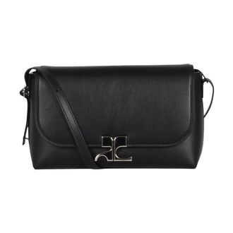 Courr&egrave;ges Borsa in Pelle Icotype - - Bags - Donna - Nero - ONE SIZE