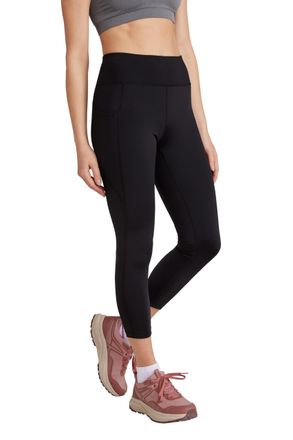 Mountain Warehouse Blackout High Waist Womens 7/8 Leggings Black Womens Size 8