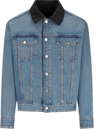 Dior Quilted Cannage Denim Jacket - Heren - Spijkerjassen - Blauw - M - Denim - Jassen
