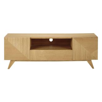 Maisons du monde Mueble TV vintage de 2 puertas y 1 caj&oacute;n 150 cm