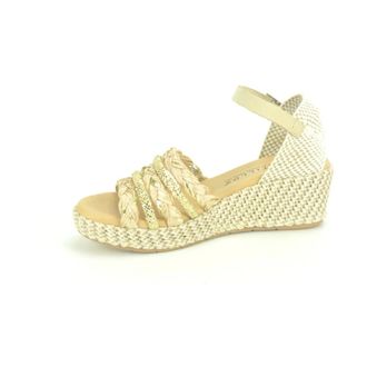 Pitillos Pitillos, Schoenen, Dames, Beige, 36 EU, Beige+Raffia Sand. AG. koord Z