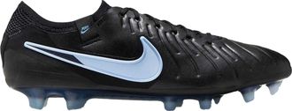 Nike Unisex voetbalschoenen voor volwassenen: Tiempo Legend 10 Elite voor harde ondergrond (Zwart)