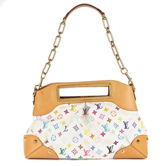 Louis Vuitton Pre-owned Womens Judy MM Shoulder Bag - White - One Size