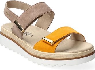 Mephisto Dominica Platform Sandal in Mango/grey at Nordstrom, Size 10