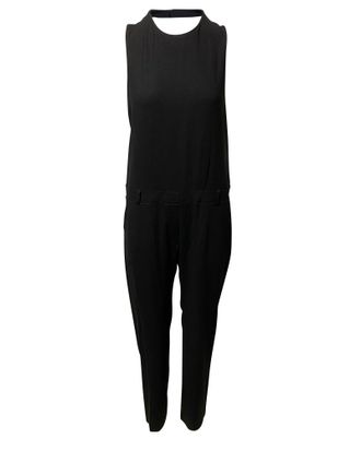 Iro Iro Gennia Open Back Jumpsuit In Black Acetate