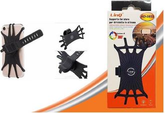 Trade Shop Trade Shop - Supporto Staffa Per Bici Smartphone Cellulare Bicicletta In Silicone 360&deg; Hd-0855