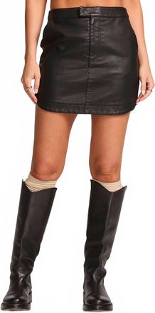 Saltwater Luxe Zerra Mini Skirt In Black