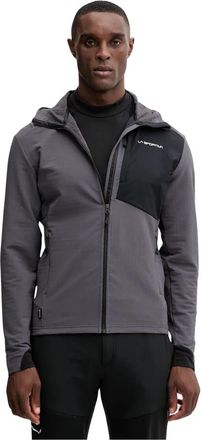 La Sportiva Descender Storm Jacket - Heren - Outdoorjassen - Grijs - S - Leer - Fitness