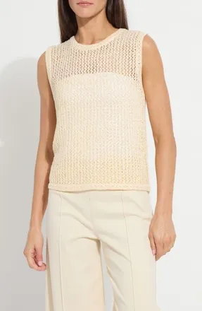 Lyss&eacute; Avery Sequined Knit Shell in Coco Sequins at Nordstrom, Size X-Small