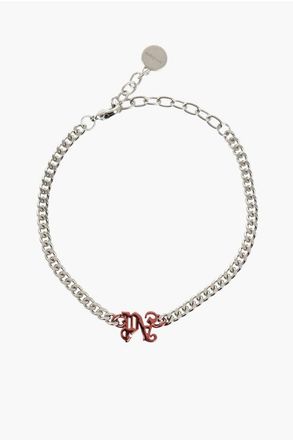Palm Angels Chain Bracelet with Contrast Monogram size Unica