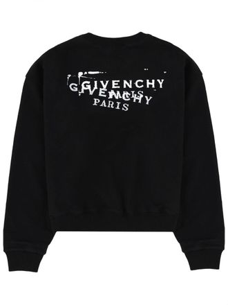 Givenchy Printed Cotton Sweatshirt - Black