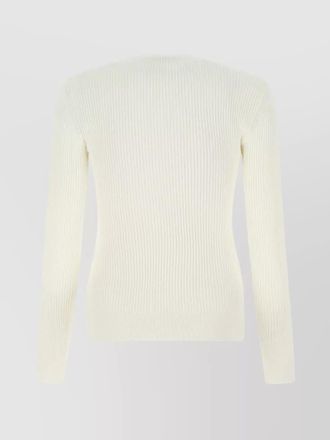 Alexander McQueen ribbed crew neck sweater