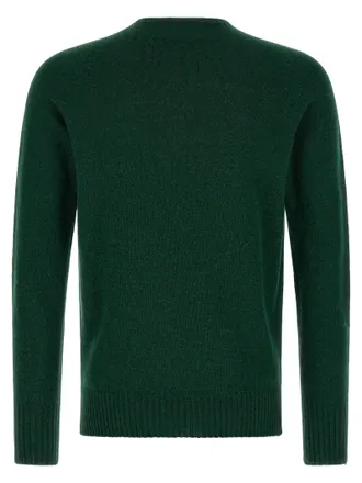Maryya Cashmere Blend Crew-Neck Sweater - Forest Green