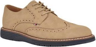 Tommy Hilfiger Hinede Wingtip Derby in Taupe/Navy at Nordstrom Rack, Size 10.5