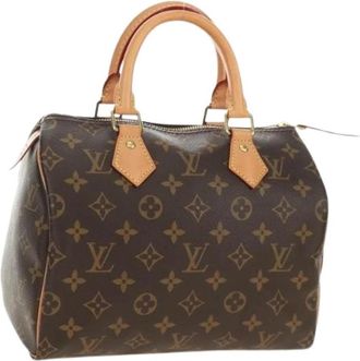 Louis Vuitton Pre-owned Speedy 25 - Dames - Vintage Handtas - Bruin - ONE Size - Leer - Vintage