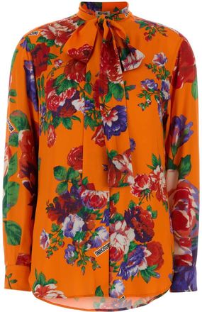 Moschino Printed Satin Shirt