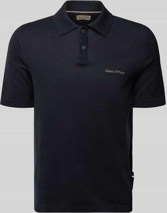 Marc O'Polo Regular Fit Poloshirt aus reiner Baumwolle - Marc OPolo &times; DFB Travel Collection in Dunkelblau, Gr&ouml;&szlig;e XXXL