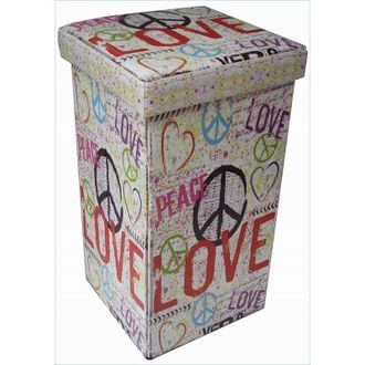 Biscottini International Biscottini - Puf Contenedor Recerrable De Simil Cuero