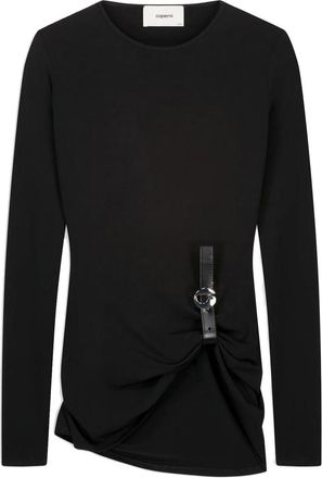 Coperni Gathered Detail Top with Buckle Accent