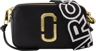 Marc Jacobs Womens The Snapshot Crossbody Leather Black Cowhide Bags Totes-shopping-bags