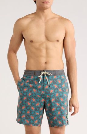 Billabong Star Board Shorts in Teal at Nordstrom, Size 34