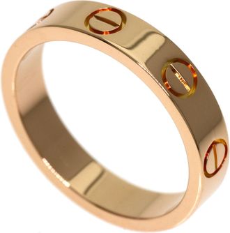 Cartier Pink Gold (18K) Band Ring (Pre-Owned)