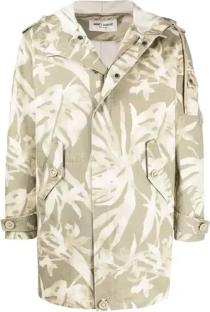 Saint Laurent Y2C80 Parka - male - Saint Laurent - Parkas - Multicolor - S - Coats