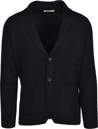 FILIPPO DE LAURENTIIS Truien & Vesten, Heren, Zwart, M, Wol, Giacca in lana