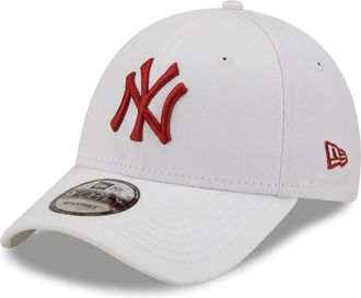 New Era 9Forty Strapback Cap - New York Yankees White red