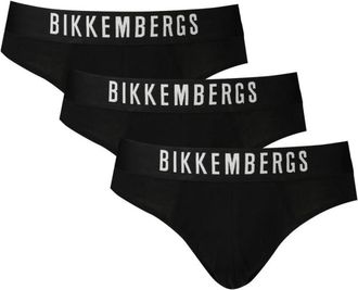 Dirk Bikkembergs Zwart Katoenen Ondergoed- 3-Pack- Elastische Tailleband - Heren - Onderbroek - Zwart - S - Katoen - Ondergoed