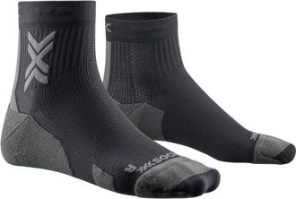 X Socks Run Discover Ankle Laufsocken - Unisex | grau/schwarz