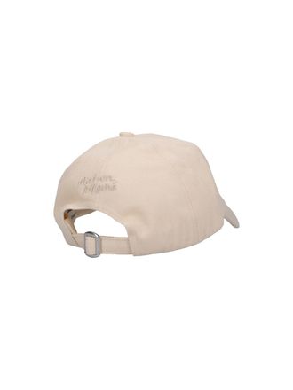 Maison Kitsun&eacute; Mens Hats Beige Cotton