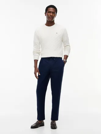 Tommy Hilfiger Mens Relaxed Tapered Tech Pant - Navy - 32W x 32L