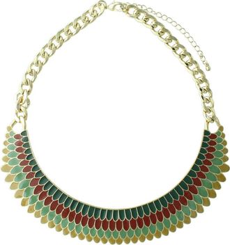 Olivia Welles Crystal Collar Necklace in Gold /Multi at Nordstrom Rack