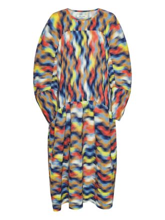 Henrik Vibskov Wavy Cubes dress - women - Fabric - XS/S - Blue